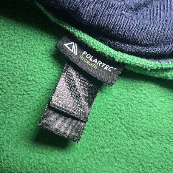 The North Face Denali Fleece Jacket Polartec Green Navy Men’s Large Retro Rare - Picture 6 of 10